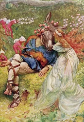 Titania y Bottom en El sueño de una noche de verano de 